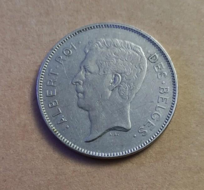 België 20 francs, 1932, Postzegels en Munten, Ophalen of Verzenden, Zilver, Losse munt