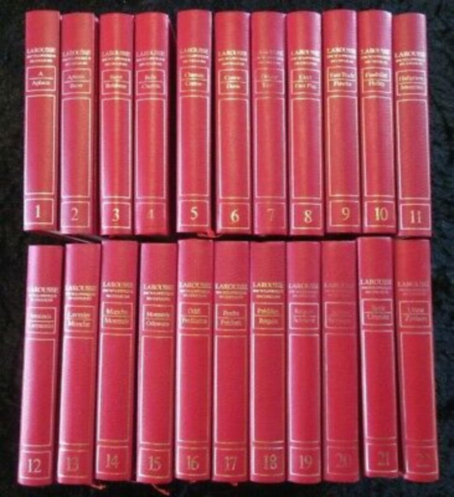 Larousse Encyclopédie en couleurs: complet. 22 tomes, Série complète, Enlèvement ou Envoi, Général, Comme neuf