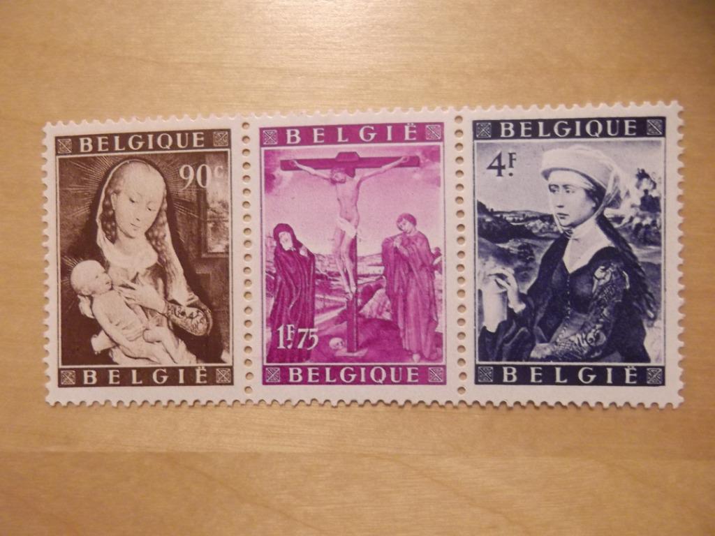795-797 Rogier Van der Weyden se-tenant MNH, Postzegels en Munten, Ophalen of Verzenden, Postfris