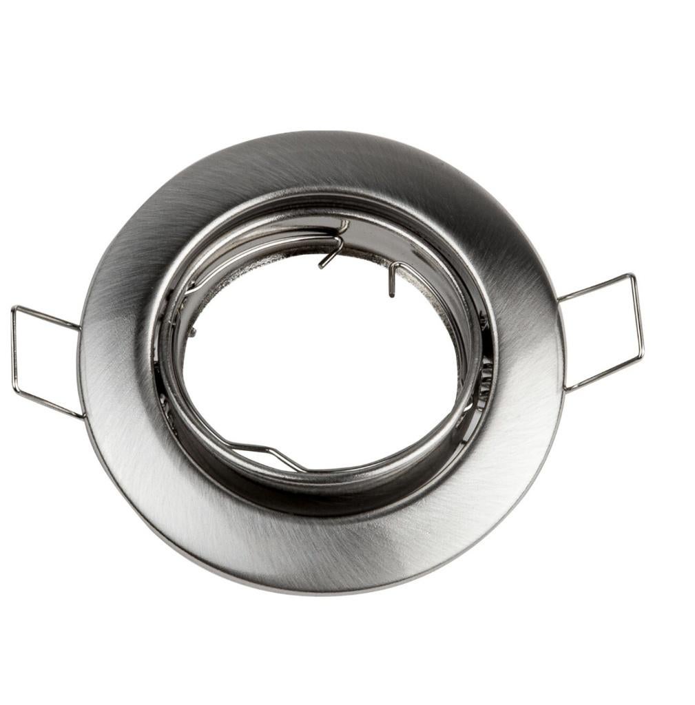 LOT 50x Spots GU10 – Déstockage – Nickel Brossé, Neuf, Enlèvement ou Envoi, Spot encastrable ou Spot mural, LED