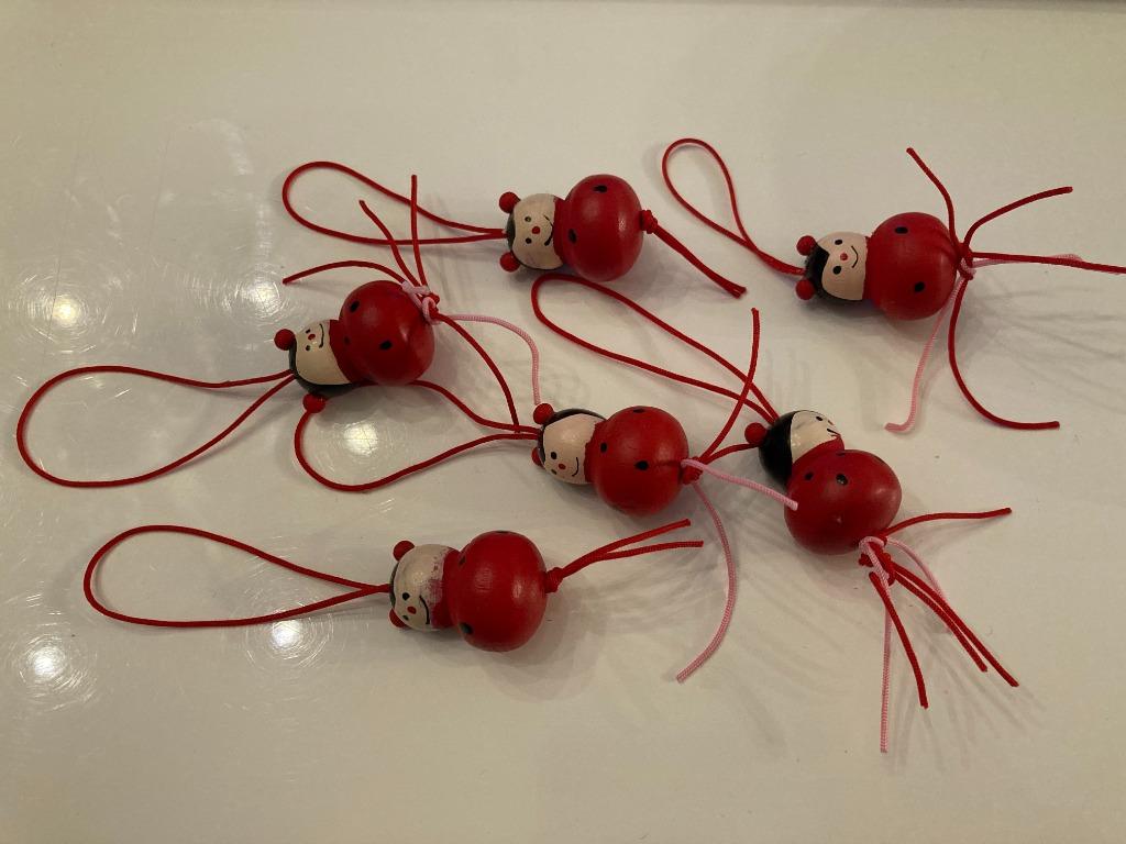 Gelukspoppetje + mini lieveheersbeestjes, Enlèvement ou Envoi, Comme neuf
