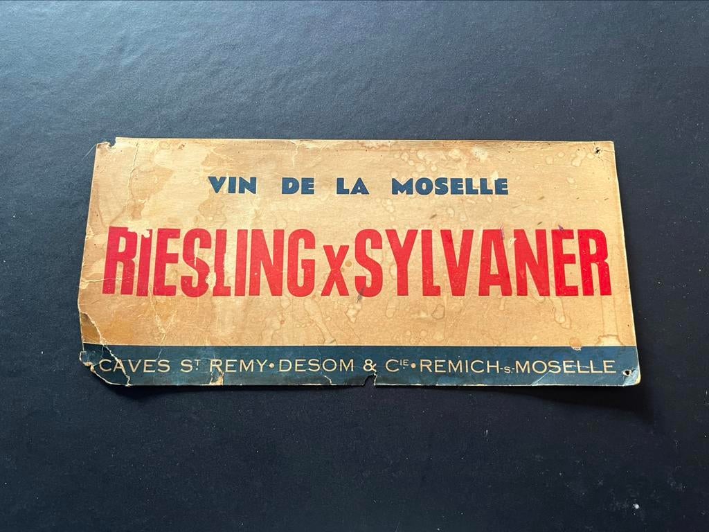 Reclamebord in karton - Riesling x Sylvaner, Enlèvement, Comme neuf, Panneau publicitaire