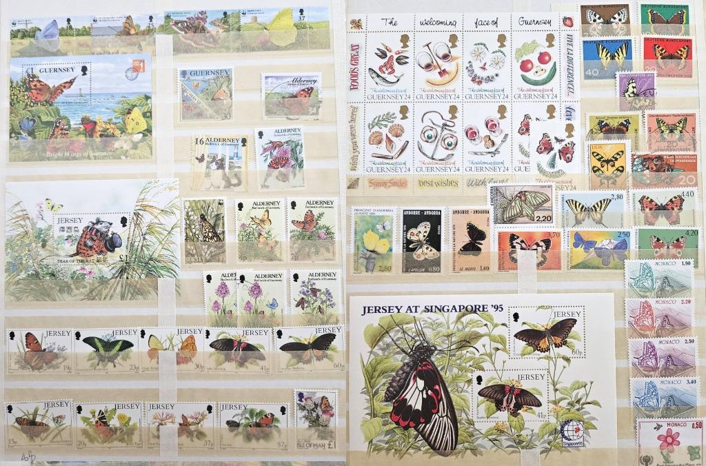 Thematische Vlinder Stempels - meer dan €100 bij Y&T, Ophalen of Verzenden, Postfris, Dier of Natuur