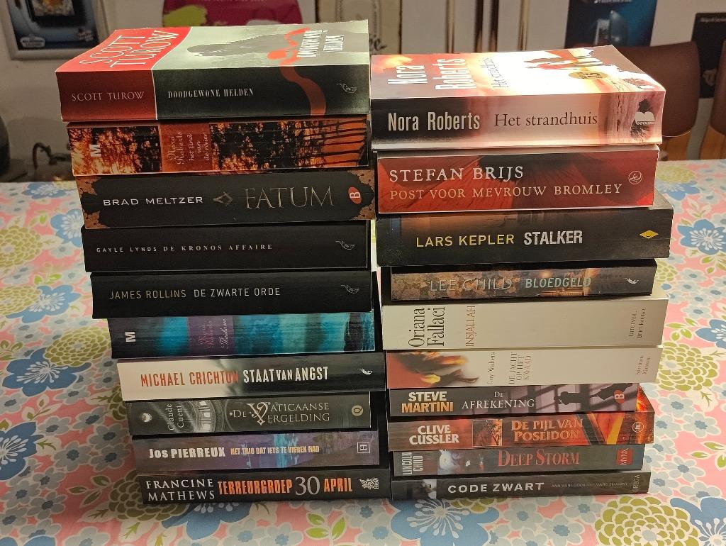 Lot 20 boeken / romans - alle genres, Ophalen of Verzenden, Zo goed als nieuw