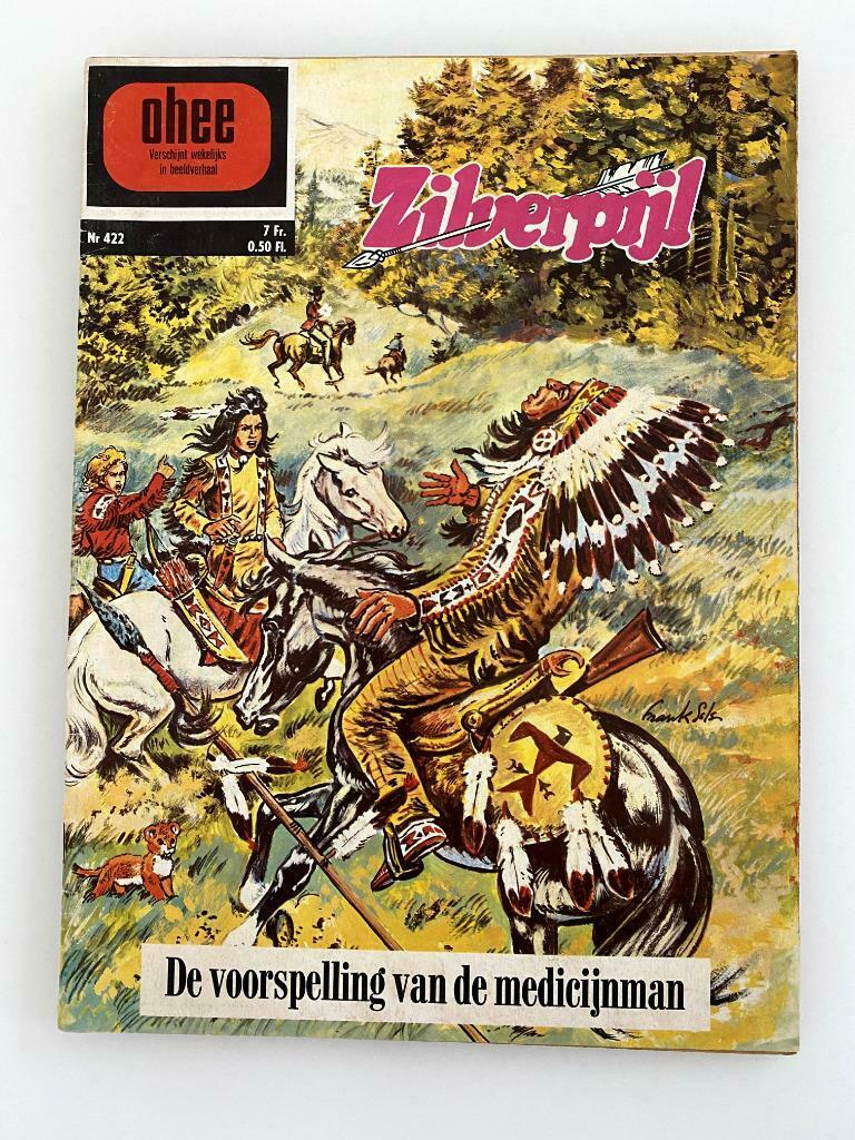 Ohee 422 Zilverpijl Medicijnman 1971, Gelezen, Ohee, Eén stripboek, Ophalen of Verzenden