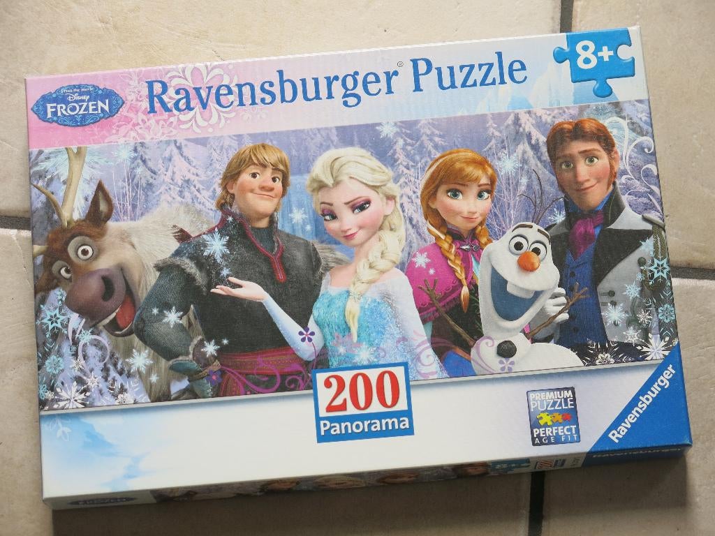 Een Ravensburger puzzel 200st, Frozen, als nieuw, Ophalen of Verzenden, Meer dan 50 stukjes, Zo goed als nieuw, 6 jaar of ouder