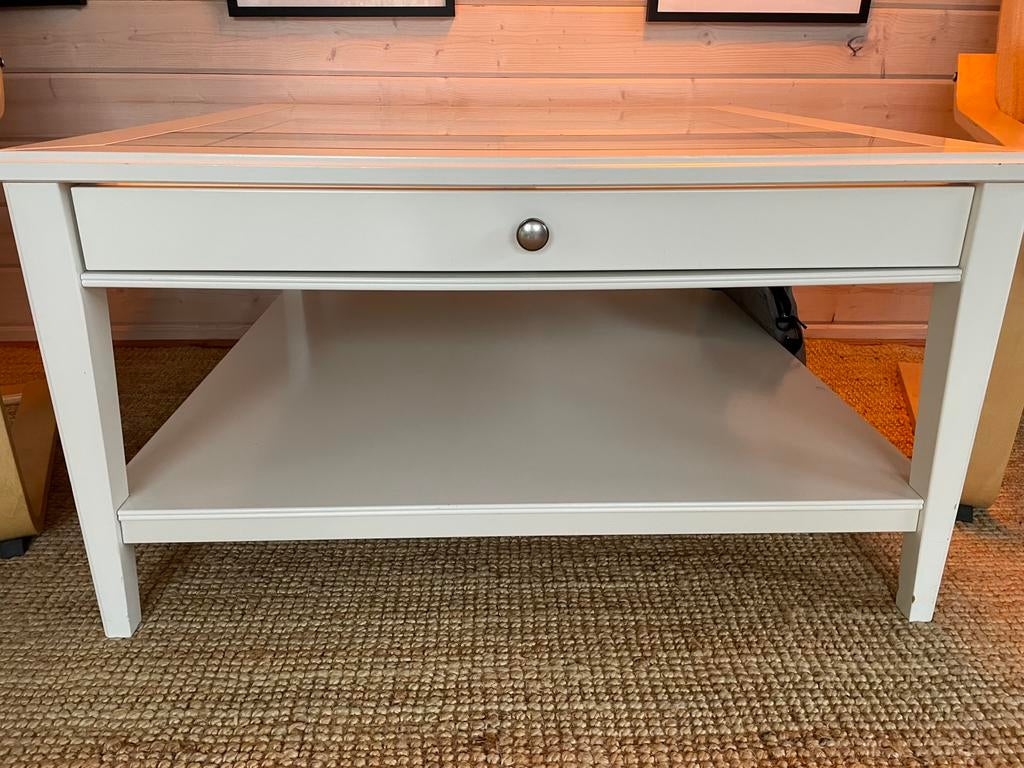Witte salontafel, Ophalen, 50 tot 100 cm, 75 cm of meer, Vierkant