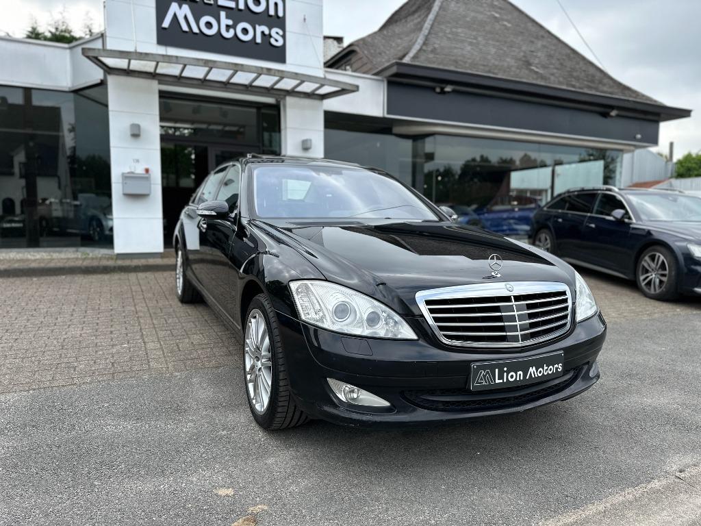 MERCEDES S 350 LONG AMG V6* 272 PK* FULL OPTIE* TOP STAAT, Auto's, Mercedes-Benz, Automaat, Achterwielaandrijving, Zwart, Zwart