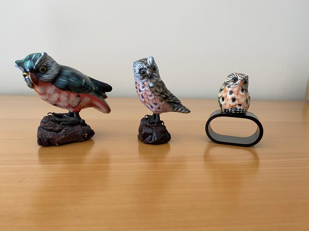 Hiboux, Enlèvement ou Envoi, Comme neuf, Autres, Statue ou Figurine