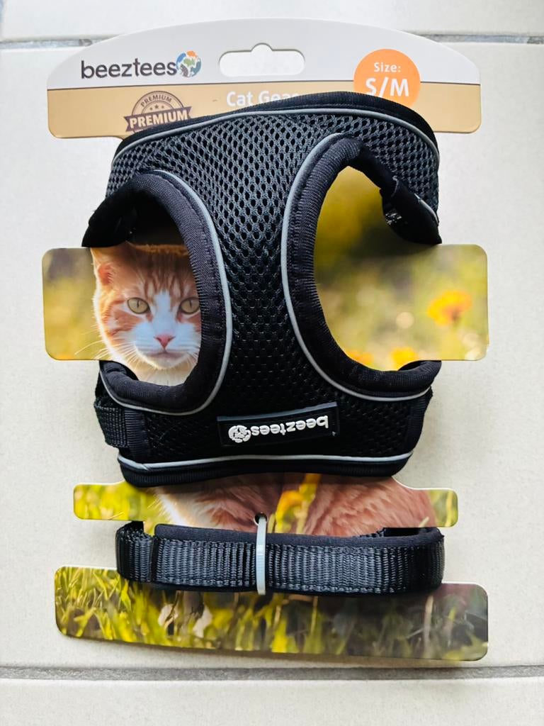 NIEUW Beeztees halsband - tuigje kat, Dieren en Toebehoren, Ophalen of Verzenden, Nieuw