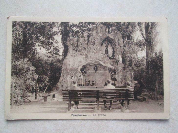 Oude postkaart: Templeuve, Verzenden