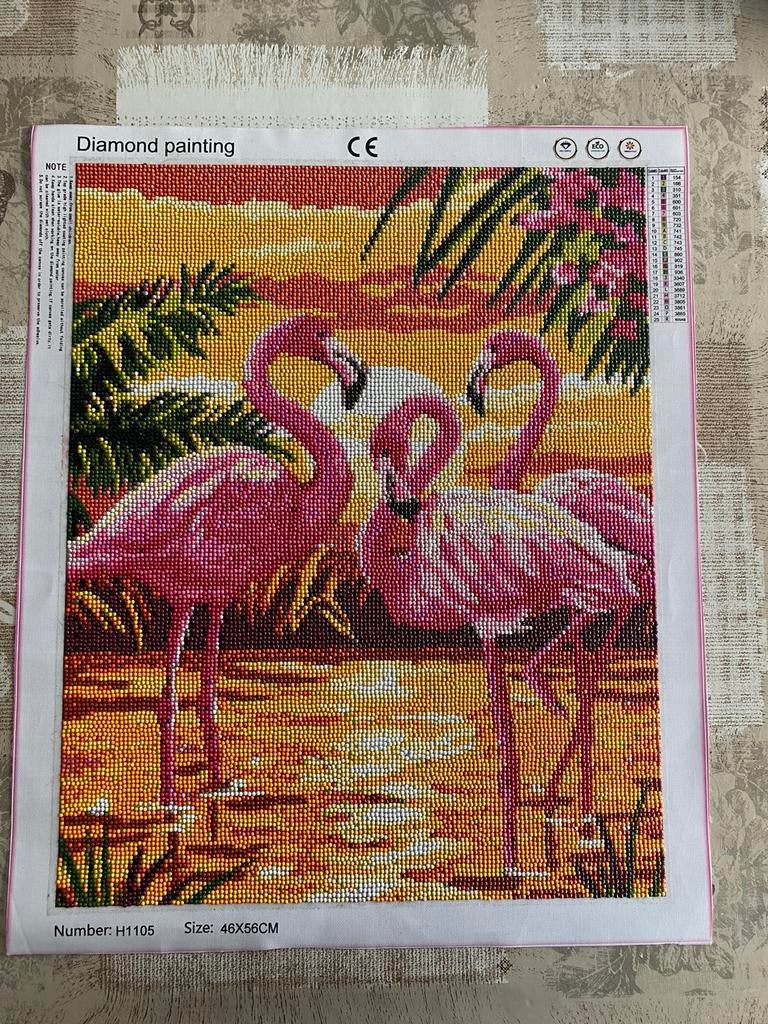 Diamond painting, Ophalen, Nieuw
