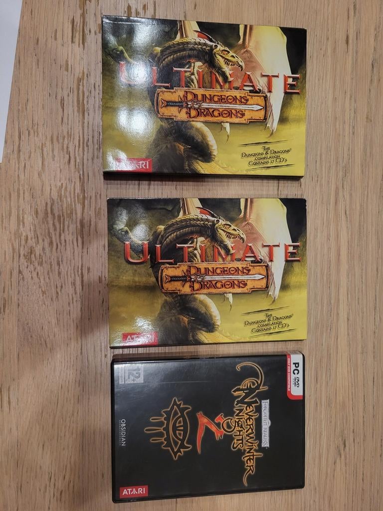 Dungeons & Dragons PC RPG-collectie — CD-versies, Gebruikt, 1 speler, Eén computer, Ophalen of Verzenden
