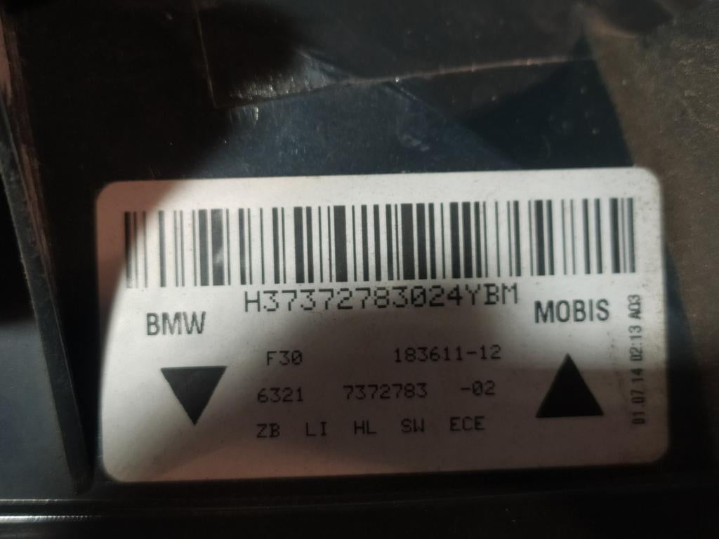 Bmw F30 achterlichten 63217372783/7372783, Ophalen, Gebruikt, BMW
