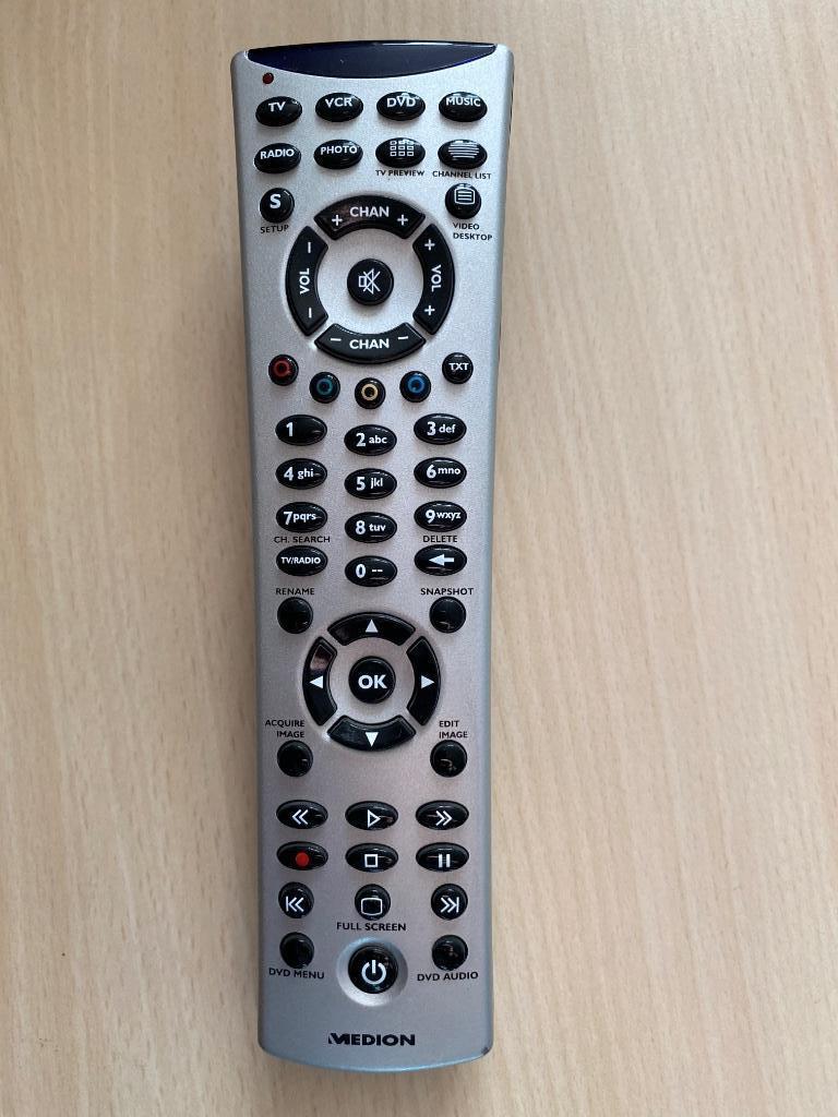 Afstandsbediening Medion 20016398 + 20016397, Ophalen of Verzenden, Zo goed als nieuw, Origineel, Tv
