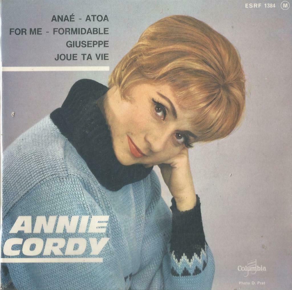 Annie Cordy – For me … formidable / Anae Atoa   2 – EP, Enlèvement ou Envoi, Utilisé, Pop, 7 pouces