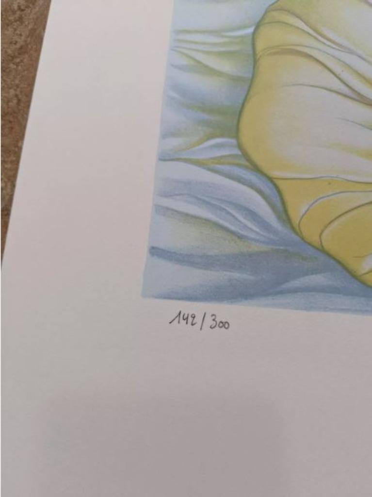 vintage lithografie Mara Tran Long genum.+sign. 1987 ``3``, Ophalen