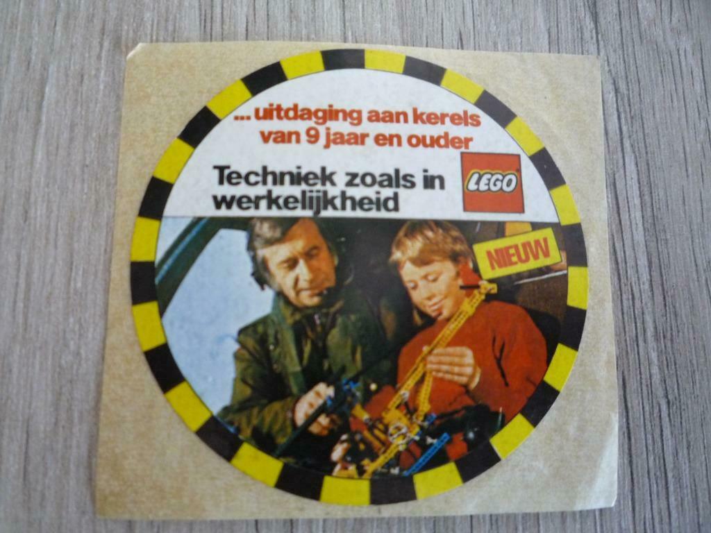 Vintage Lego sticker, Verzamelen, Ophalen of Verzenden, Merk