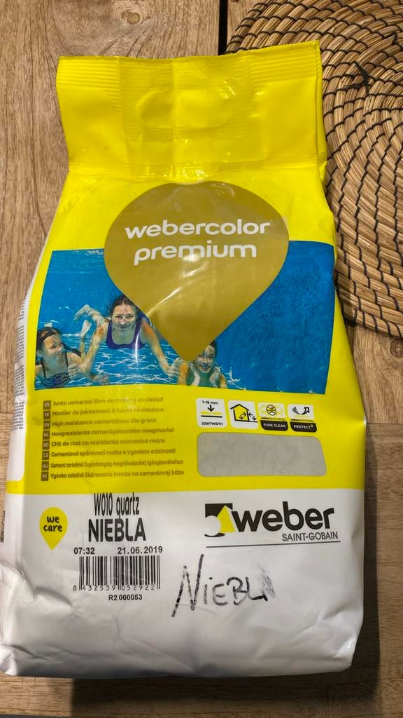 Webercolor premium, Ophalen, Nieuw