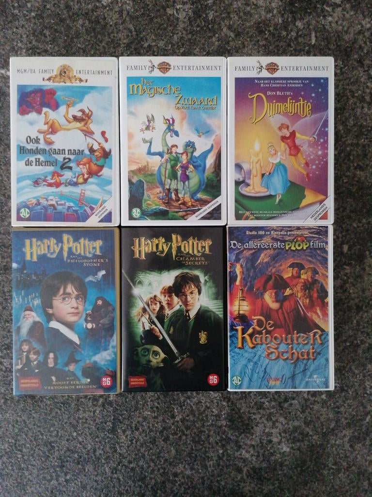 Videocassettes VHS 1€/stuk, Cd's en Dvd's, VHS | Kinderen en Jeugd, Ophalen of Verzenden, Zo goed als nieuw