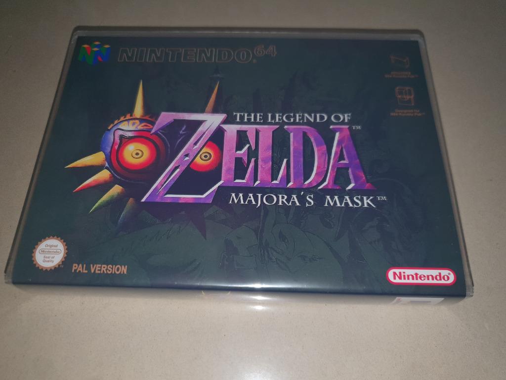 The Legend of Zelda Majora's Mask N64 Game Case (3), Consoles de jeu & Jeux vidéo, Envoi, Comme neuf