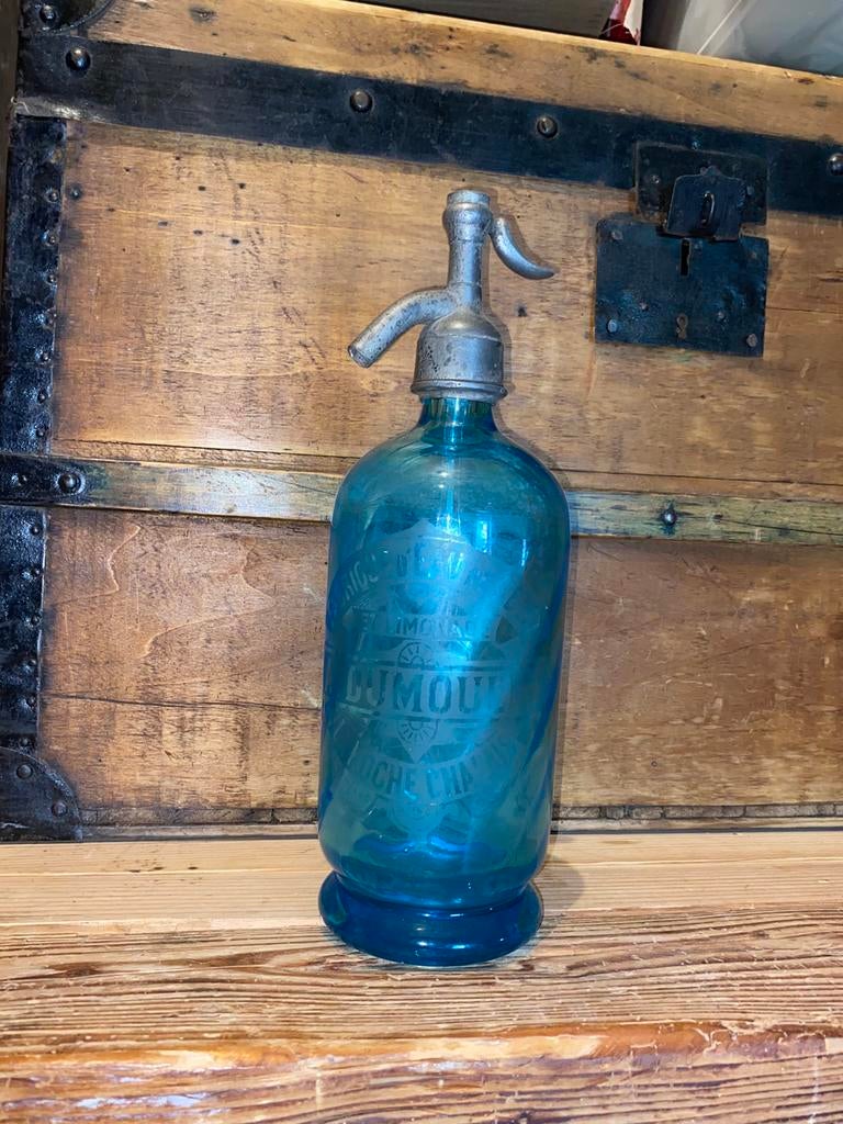 Syphon en verre ancien, Enlèvement