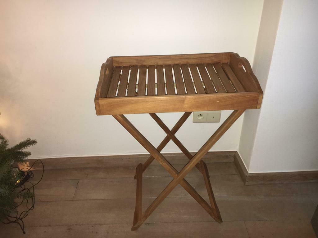 Butlertray van mooi hout, Huis en Inrichting, Ophalen of Verzenden, Gebruikt