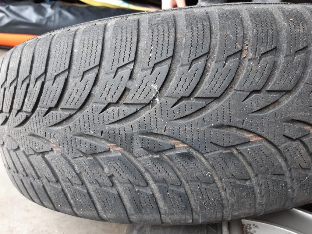 Aluminium velgen met banden, Ophalen, Gebruikt