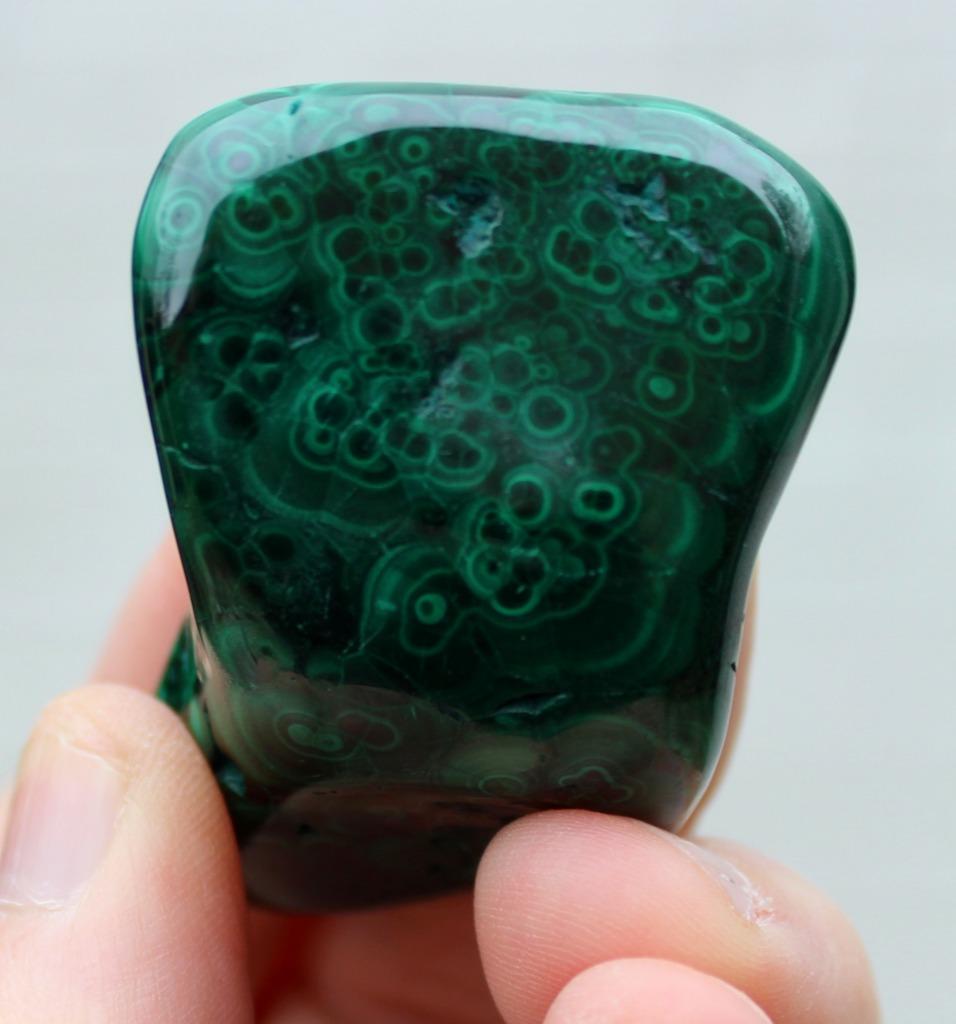 gepolierde MALACHIET uit LUBUMBASHI in CONGO, Verzamelen, Ophalen of Verzenden, Mineraal