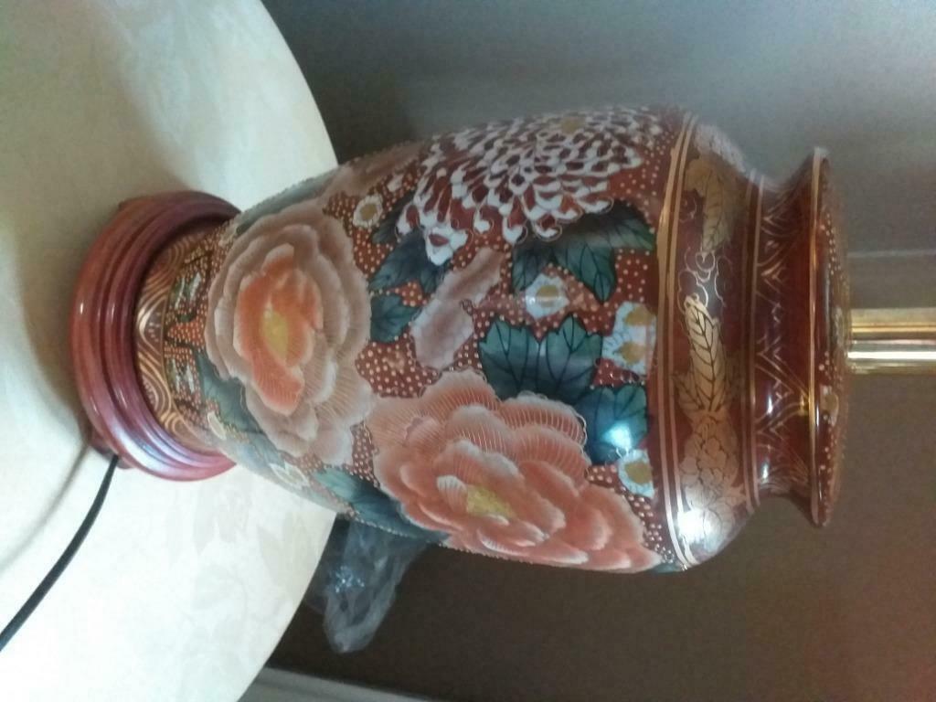 Lampe Abajour ht 67cm , diam 45cm, chinois, Comme neuf, Enlèvement, Oriental, Autres matériaux