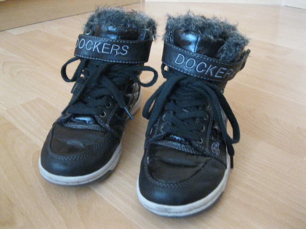 Dockers 35 zwart gevoerde laarzen, Gebruikt, Meisje, Schoenen, Ophalen of Verzenden