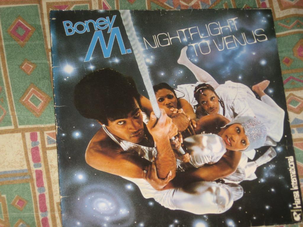disque vinyl 33 tours boney M nightflight, Cd's en Dvd's, Vinyl | Pop, Zo goed als nieuw, Ophalen of Verzenden