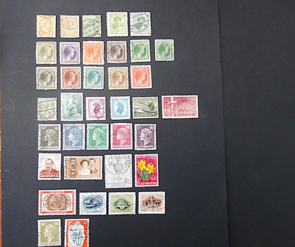 Luxemburg : 47 postzegels ( (1895 - 1977), Ophalen of Verzenden, Luxemburg