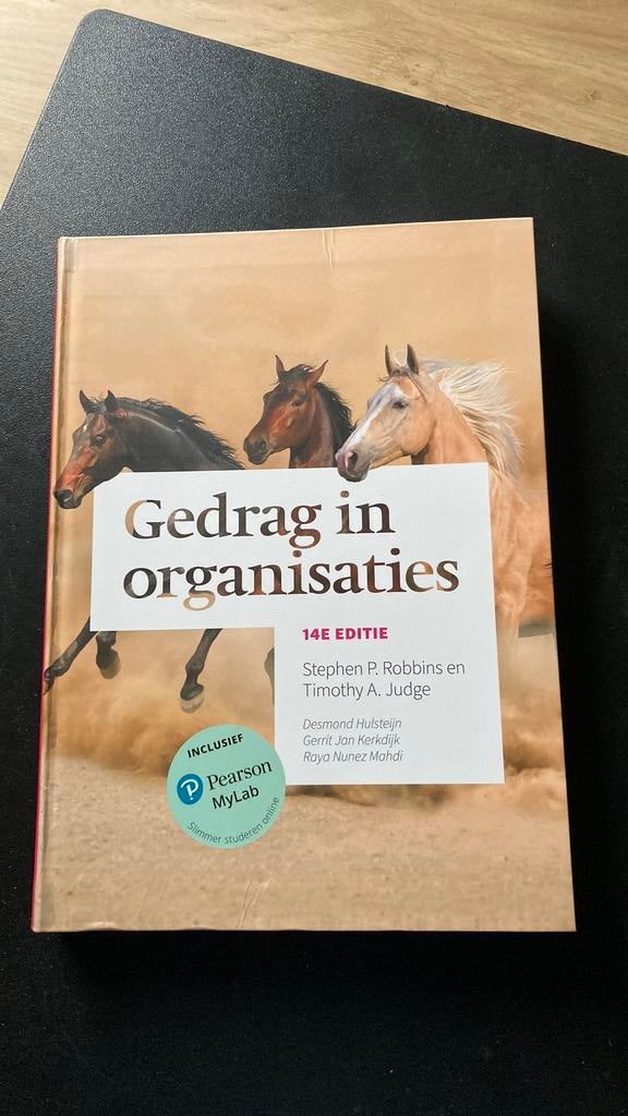 Gedrag in organisaties, 14e editie, Boeken, Ophalen, Nederlands, Stephen P. Robbins; Timothy A. Judge