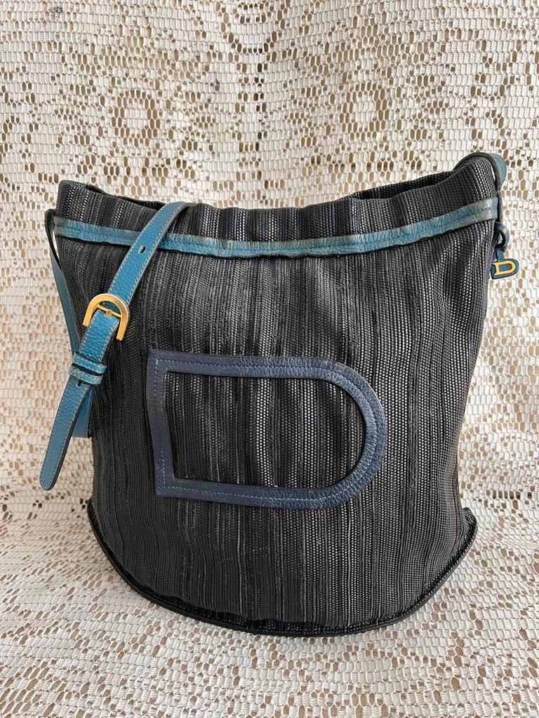 Sac DELVAUX modèle Pin cuir tressé, Enlèvement ou Envoi, Comme neuf