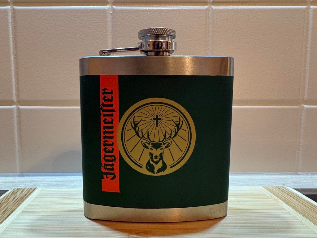 Jägermeister Flachmann, Verzamelen, Merken en Reclamevoorwerpen, Ophalen of Verzenden, Zo goed als nieuw, Overige typen