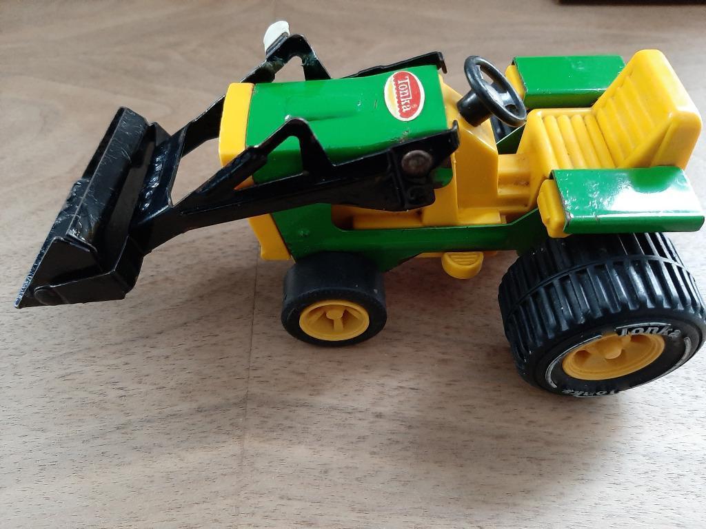 Vintige tractor met lader van Tonka, Ophalen, Gebruikt, Tractor of Landbouw