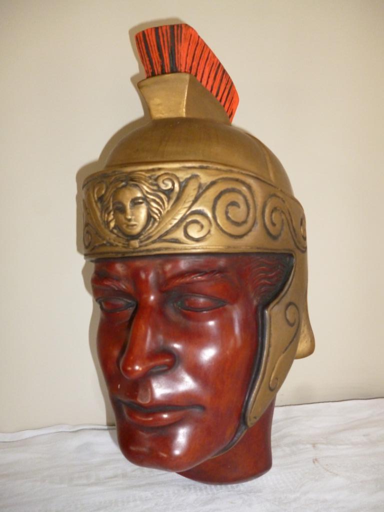 ACHATIT BEN HUR masker in Achatstein Terracotta vintage, Antiek en Kunst, Antiek | Keramiek en Aardewerk, Ophalen of Verzenden