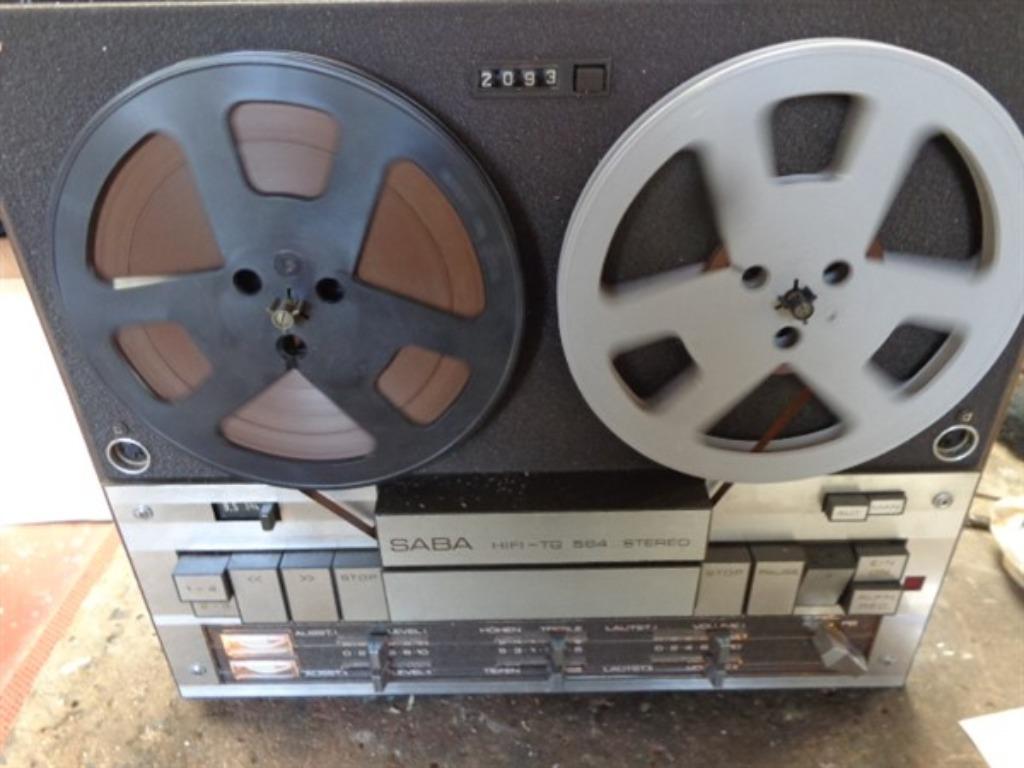 Bandrecorder SABA TG 564, TV, Hi-fi & Vidéo, Enlèvement, Magnétophone, Avec protection anti-poussière