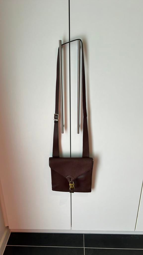 Sac à bandoulière brun Neuville, Autres marques, Cuir, Enlèvement ou Envoi, Brun