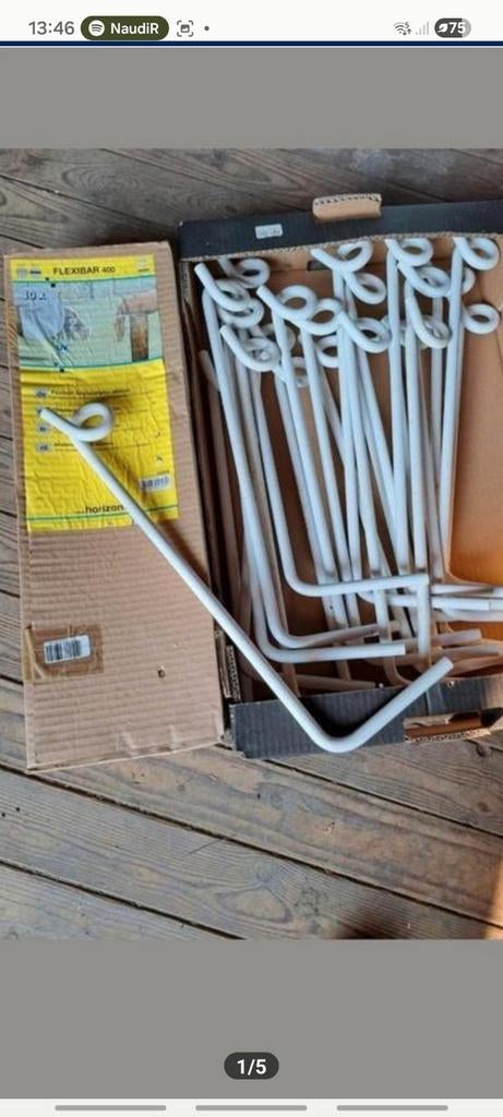 Toebehoren electrische omheining, Tuin en Terras, Ophalen, Zo goed als nieuw