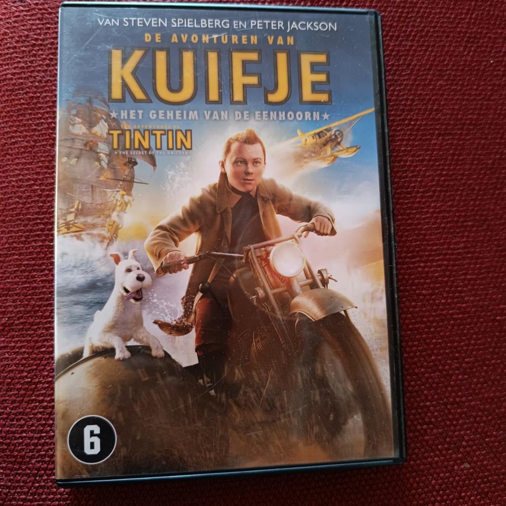 Dvd Kuifje, Cd's en Dvd's, Ophalen of Verzenden, Zo goed als nieuw