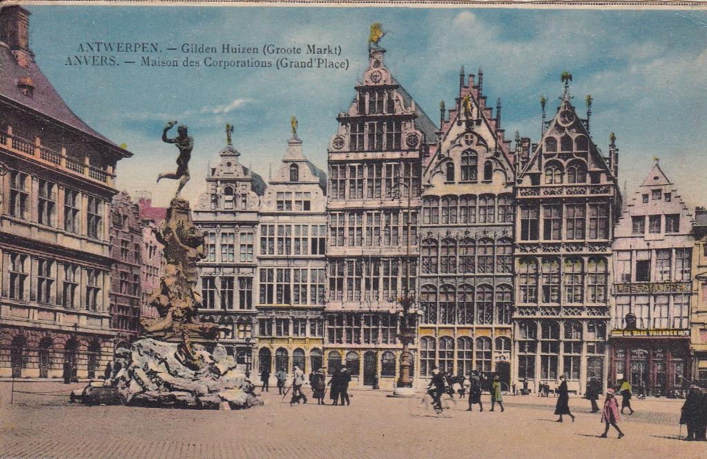 lot de CP Bruges, Arlon, Anvers, Bastogne, Enlèvement ou Envoi, Anvers