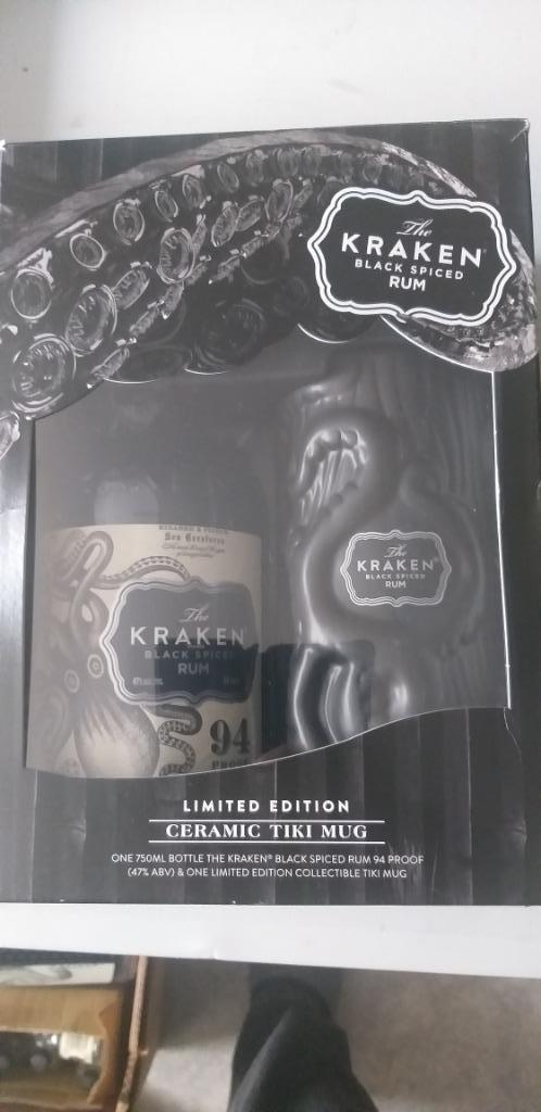 Geschenkverpakking Kraken rum 94 proof , 47, Ophalen, Nieuw