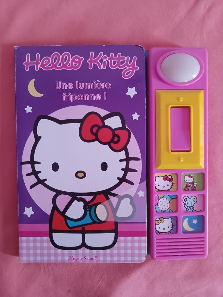 Hello Kitty boek voor kinderen met lichtschakelaar, Ophalen of Verzenden, Nieuw, Taal en Lezen, Met licht