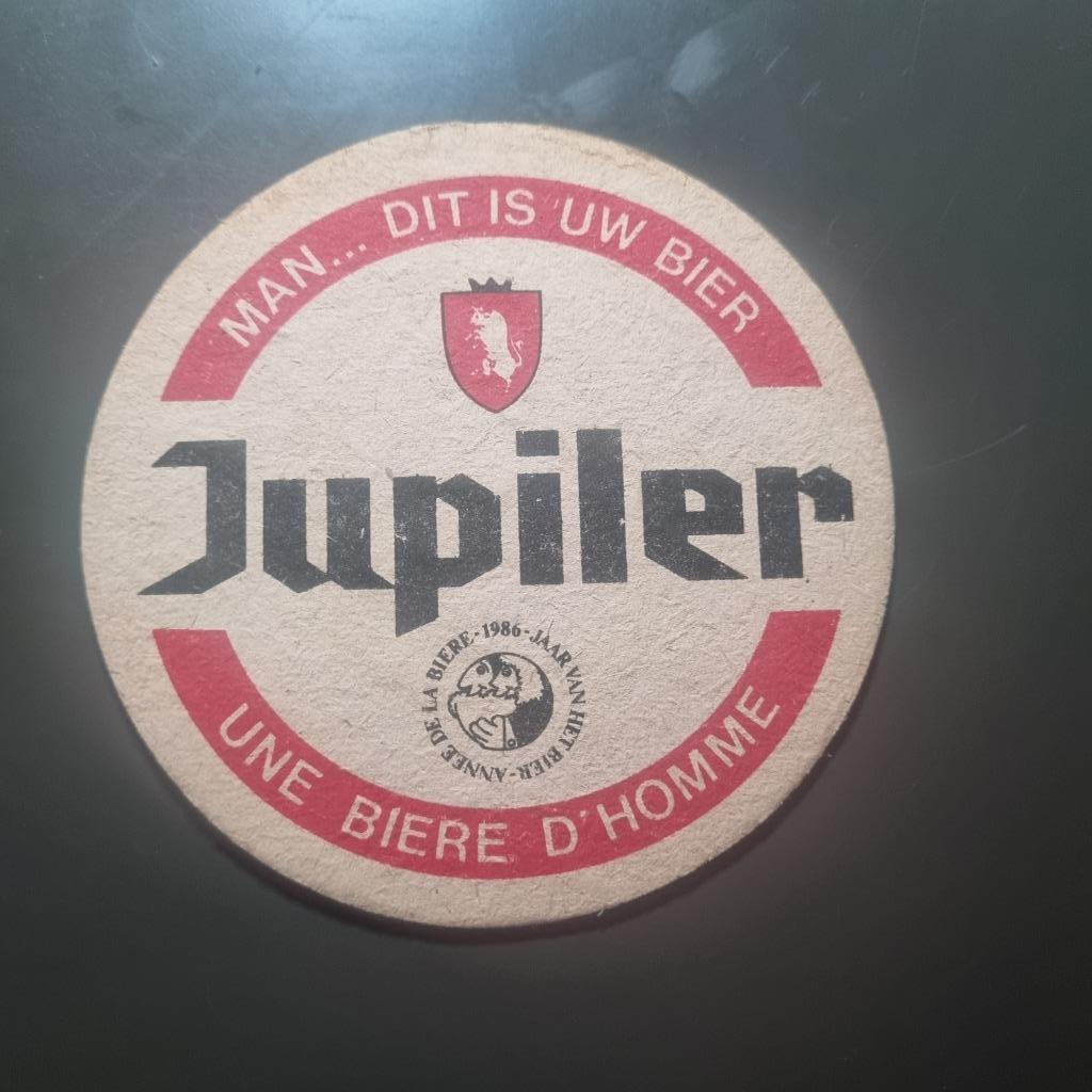 Sous Bock Jupiler (modèle 15), Verzamelen, Ophalen of Verzenden, Gebruikt, Viltje(s), Jupiler