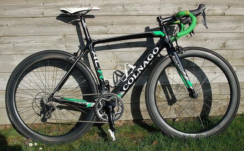 COLNAGO carbon, prima staat, 54. M/z wielen., Fietsen en Brommers, Fietsen | Racefietsen, Ophalen, Carbon, Zo goed als nieuw, Meer dan 20 versnellingen