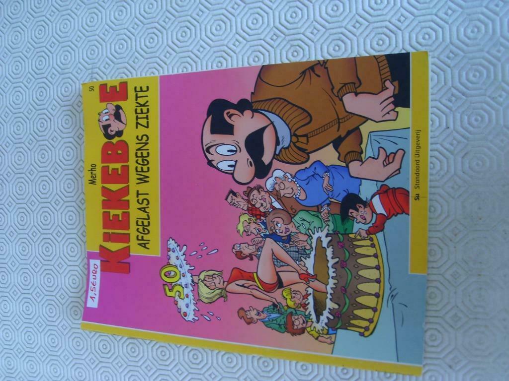 Strip Afgelast wegens ziekte nr 50 Kiekeboe, Eén stripboek, Ophalen of Verzenden, Gelezen