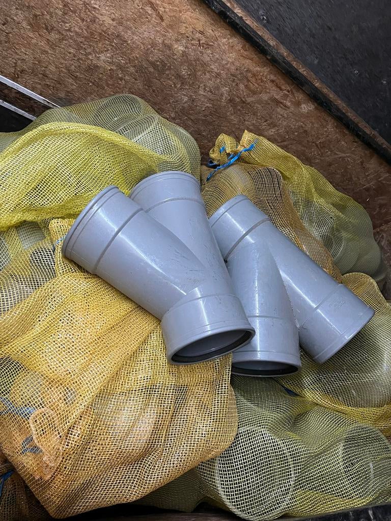 Pvc riolering stukken SN8 Dyka 125 en 160mm, Doe-het-zelf en Bouw, Buizen en Afvoer, Nieuw, Bochten, PVC, Minder dan 2 meter, 80 mm of meer
