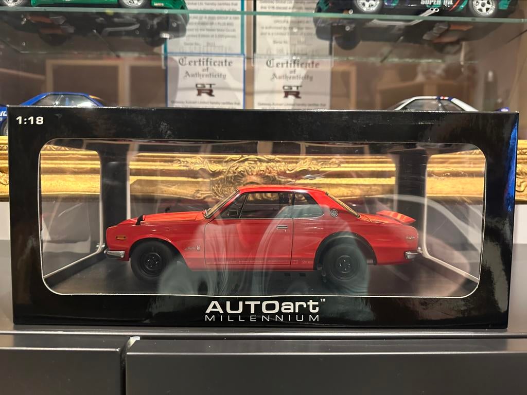 Nissan Skyline GT-R2000 KPGC10 1969 1:18, Enlèvement ou Envoi, Comme neuf, Voiture, Autoart